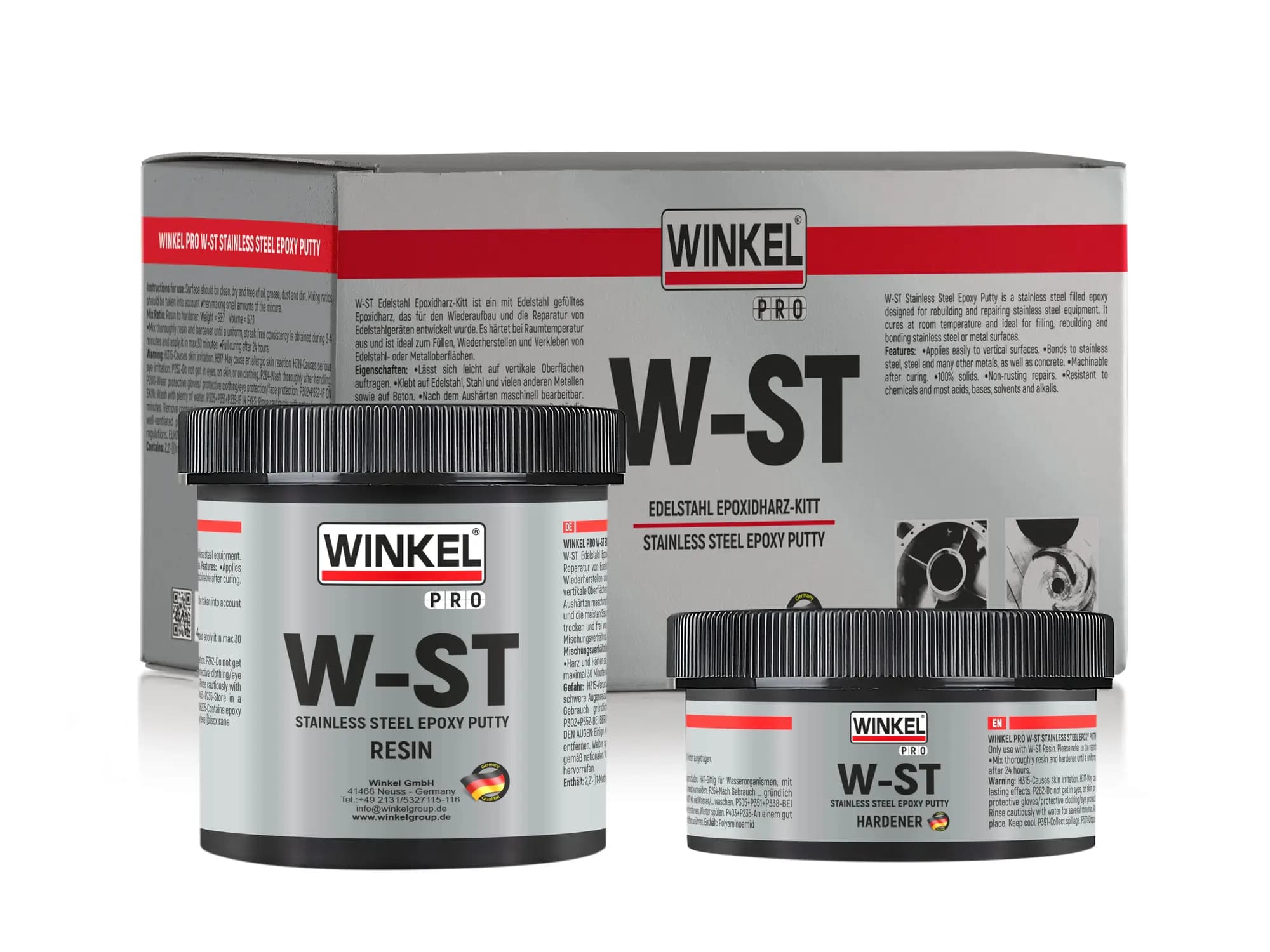 WINKEL PRO W-ST Stainless Steel Epoxy Putty